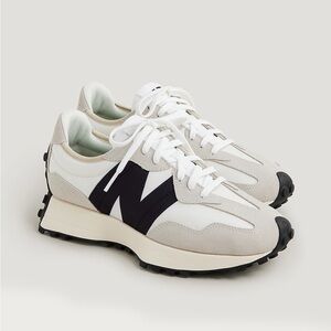 New Balance 327 Sneaker in Sea Salt Black Combo Size 9 Medium Width Fit.